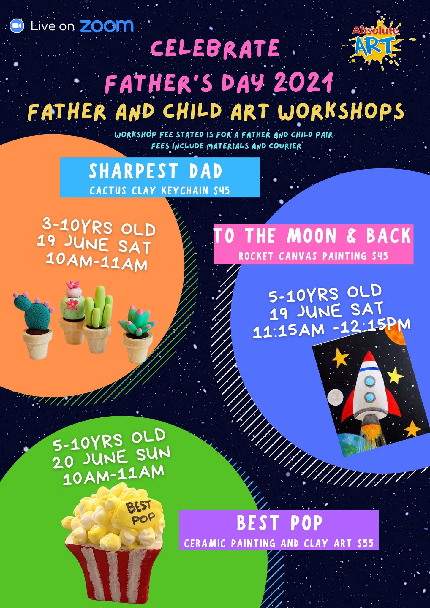 art class for father day