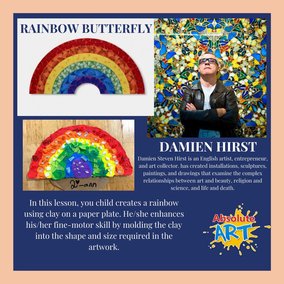Damien Hirst Rainbow art workshop for children Singapore