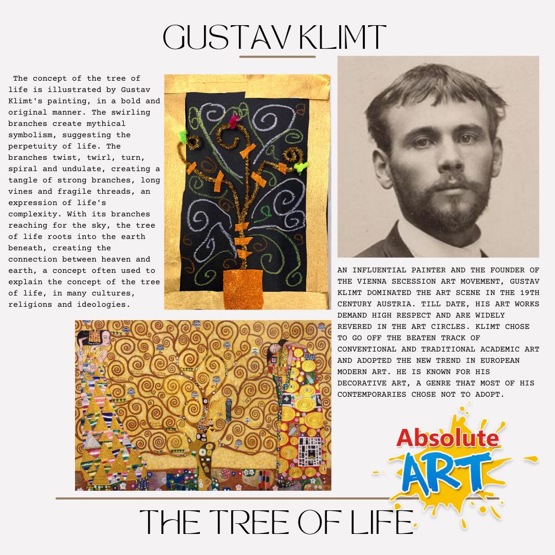 Gustav Klimt art for kids singapore