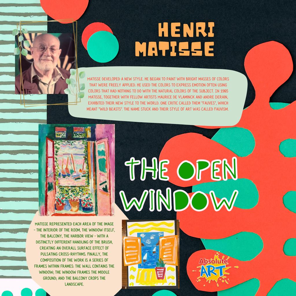 May - Henri Matisse Art workshop