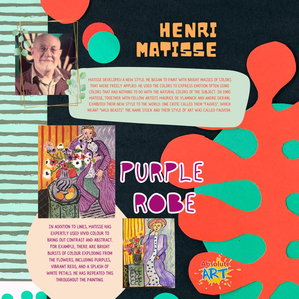May - Henri Matisse Art workshop