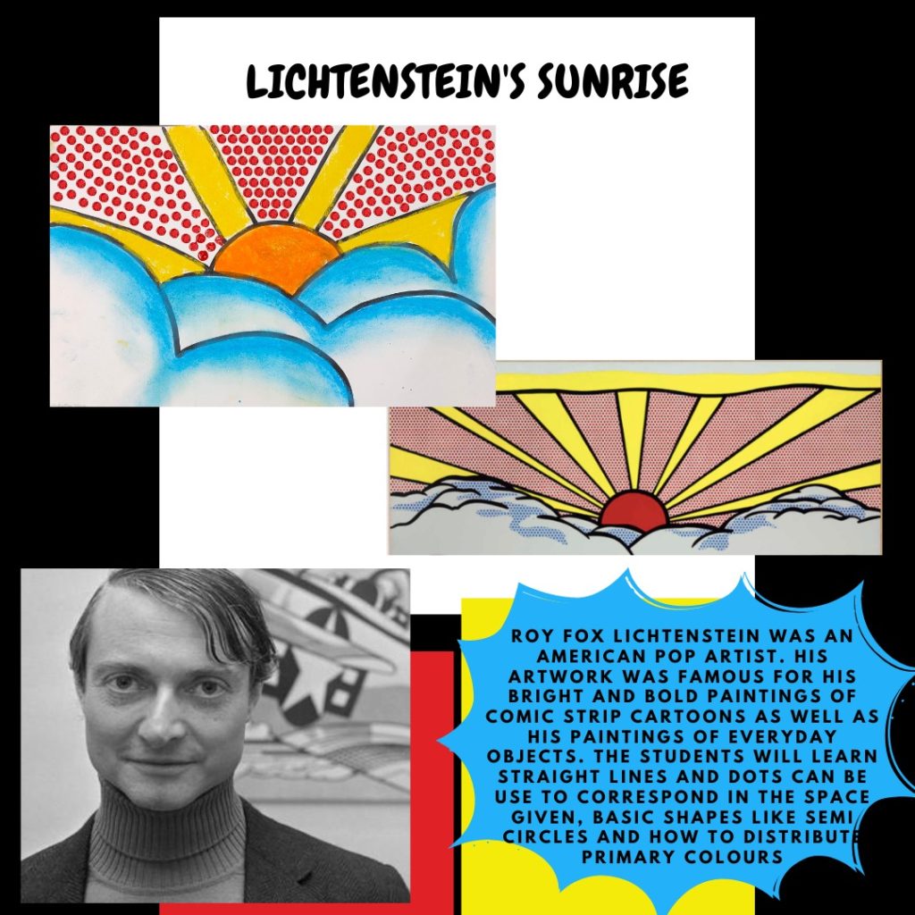 Lichtensteins art workshop for children Singapore