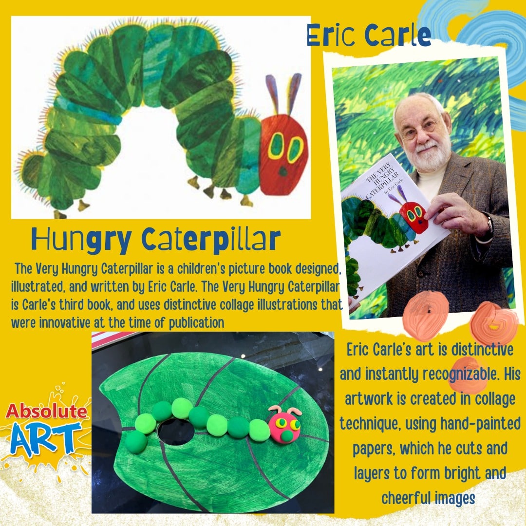 eric carle caterpillar art